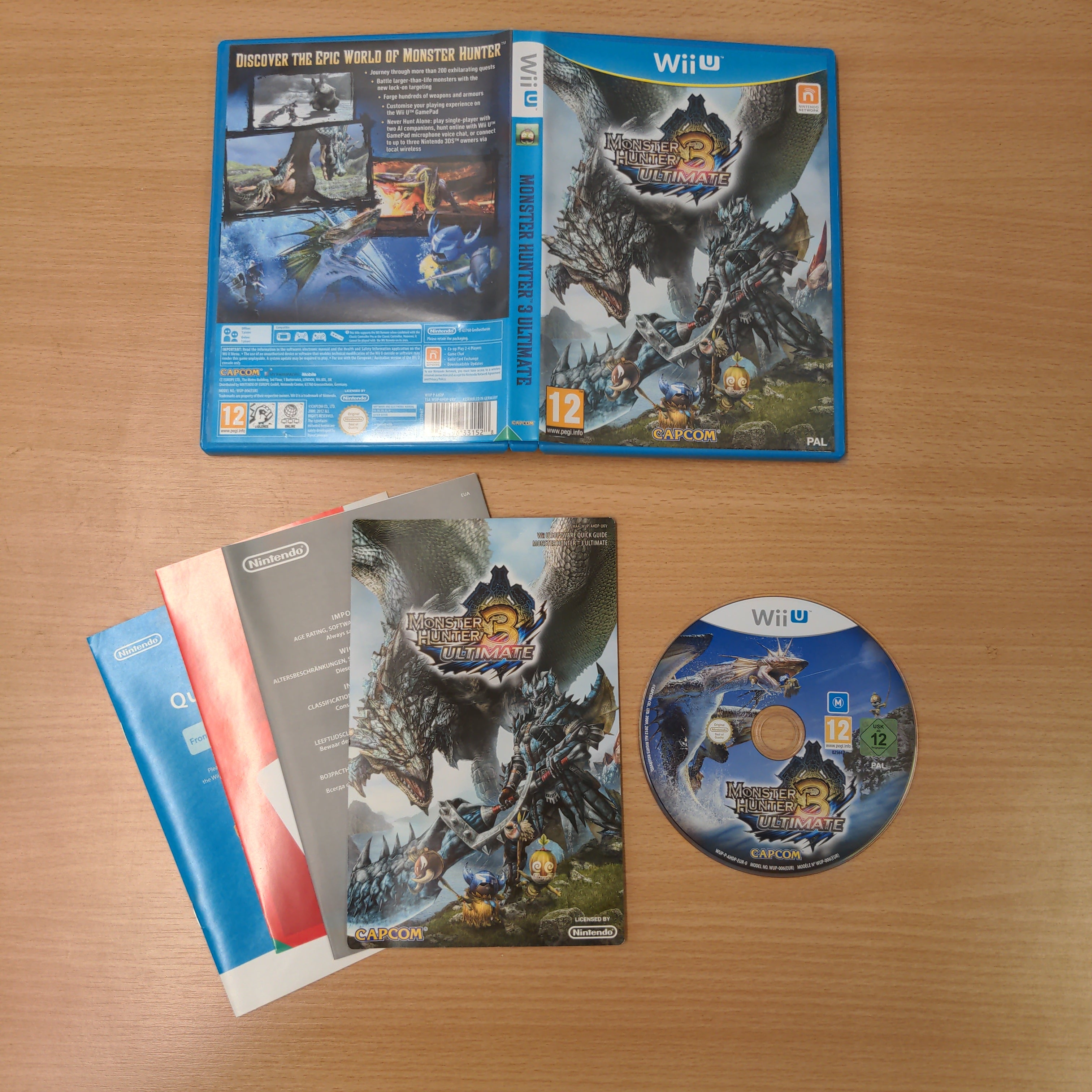 Monster Hunter 3 Ultimate Nintendo Wii U game Monster Hunter 3 Ultimate Nintendo Wii U game